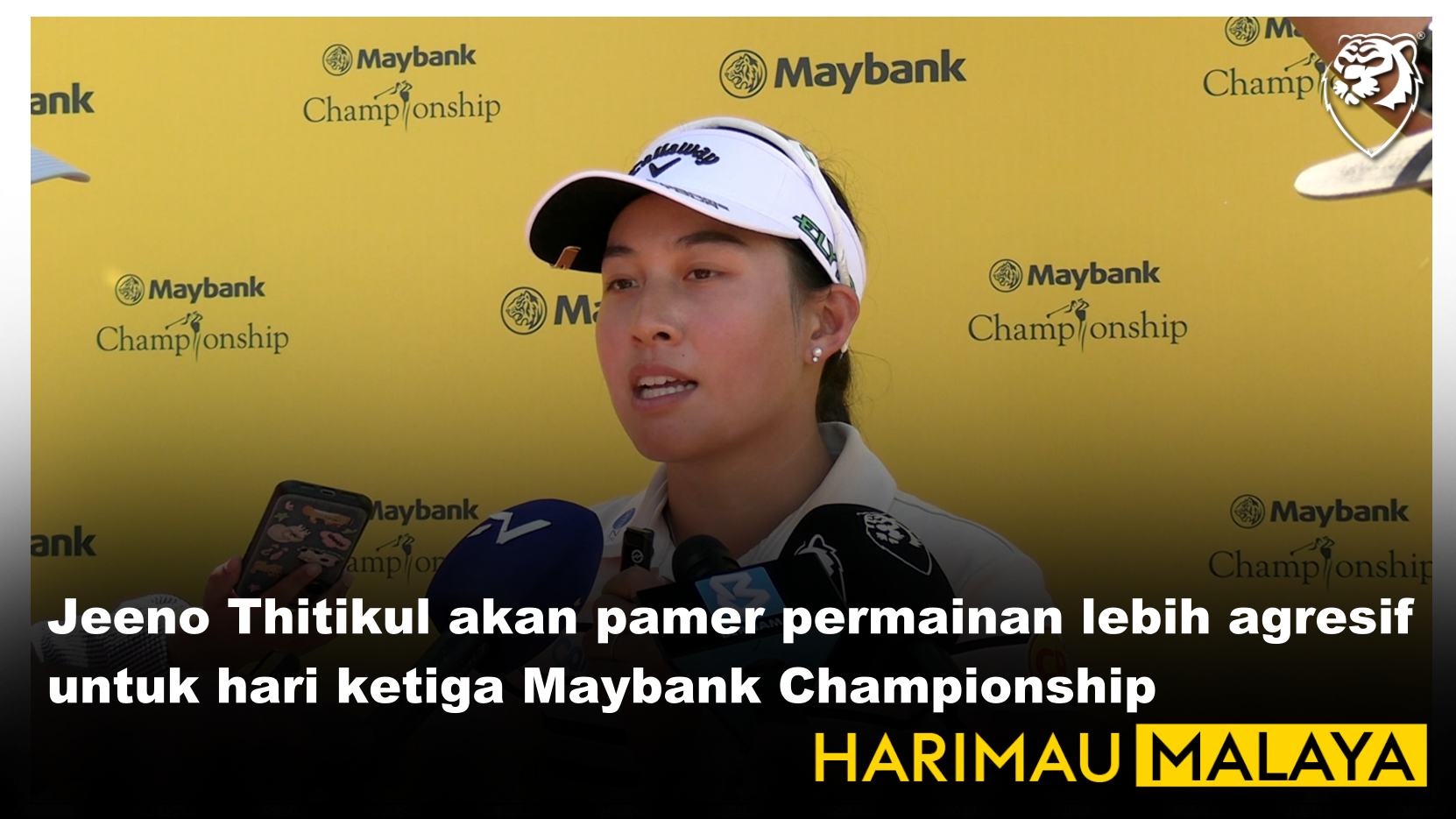 Jeeno Thitikul akan pamer permainan lebih agresif untuk hari ketiga Maybank Championship